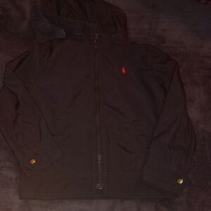 Polo by Ralph Lauren Black Jacket with Red Embroidery